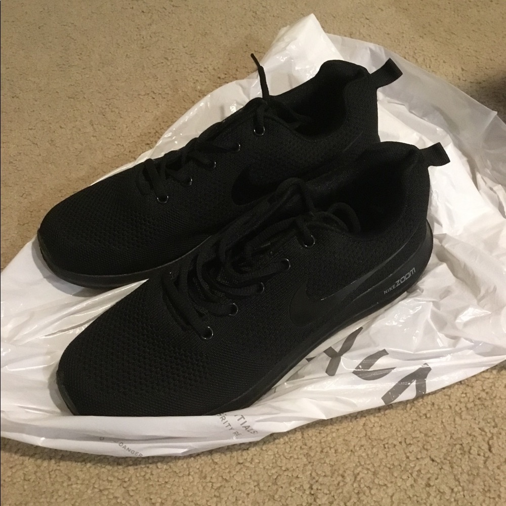 Black Nike sneakers